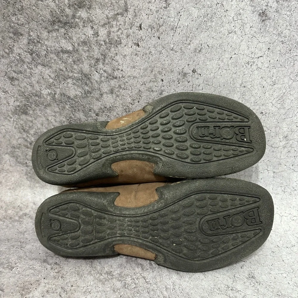 Born Asmund Casual Shoes Mens 9.5 Brown Leather Comfort Sneakers